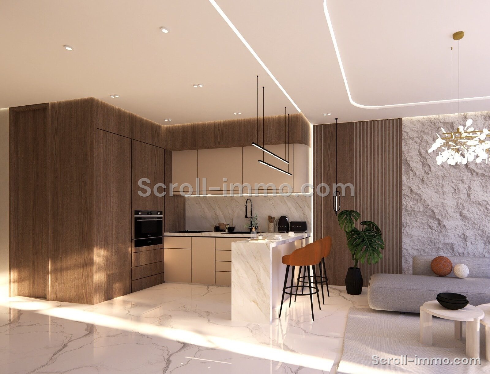 Appartement sur plan – 50m² à Alal Fadi