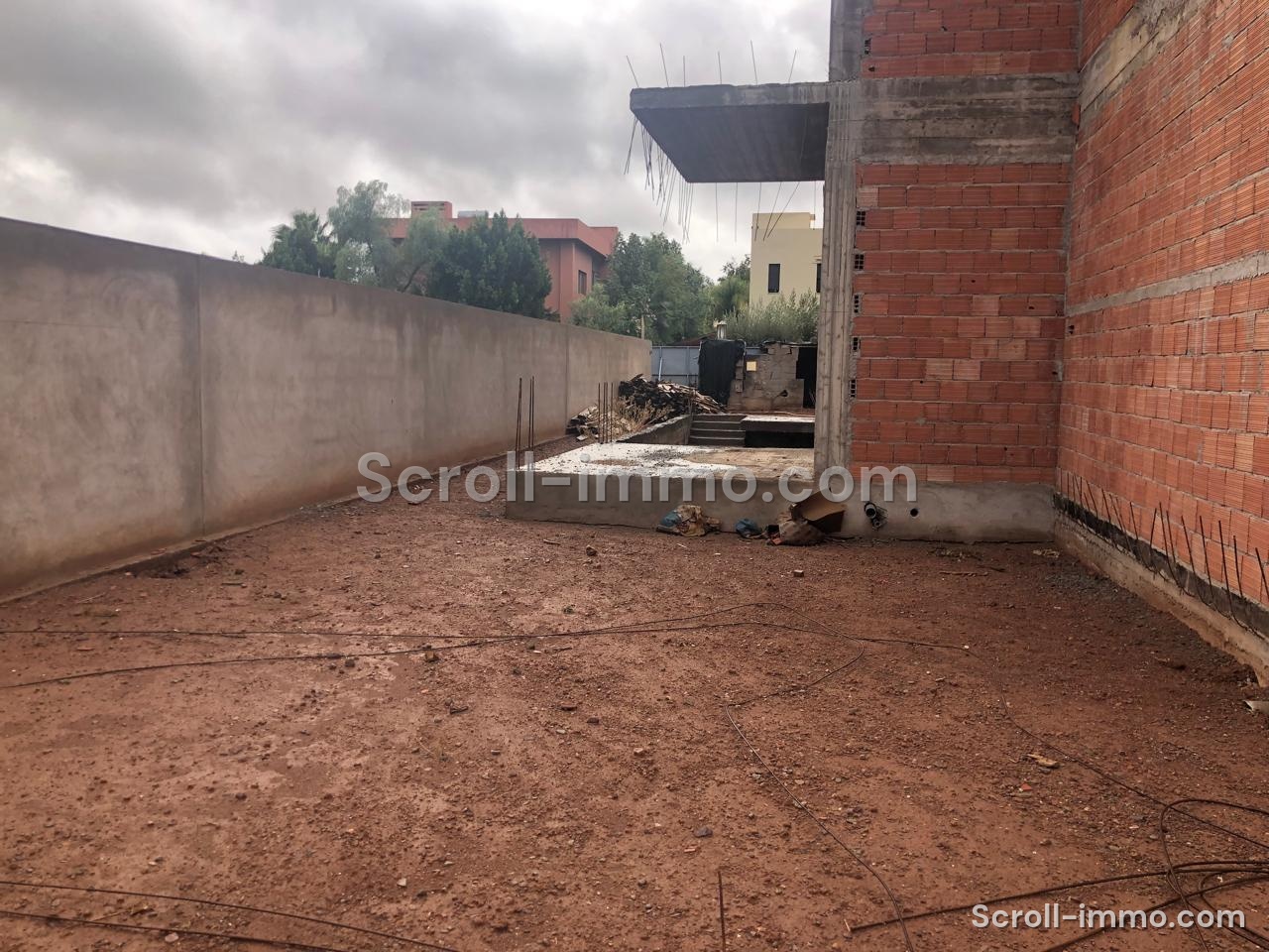 Superbe villa semi-finie contemporaine à Amelkis – Marrakech