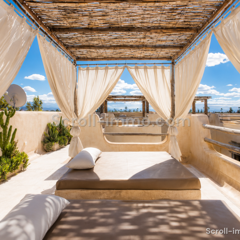 Magnifique villa Riad avec piscine Chauffée privée