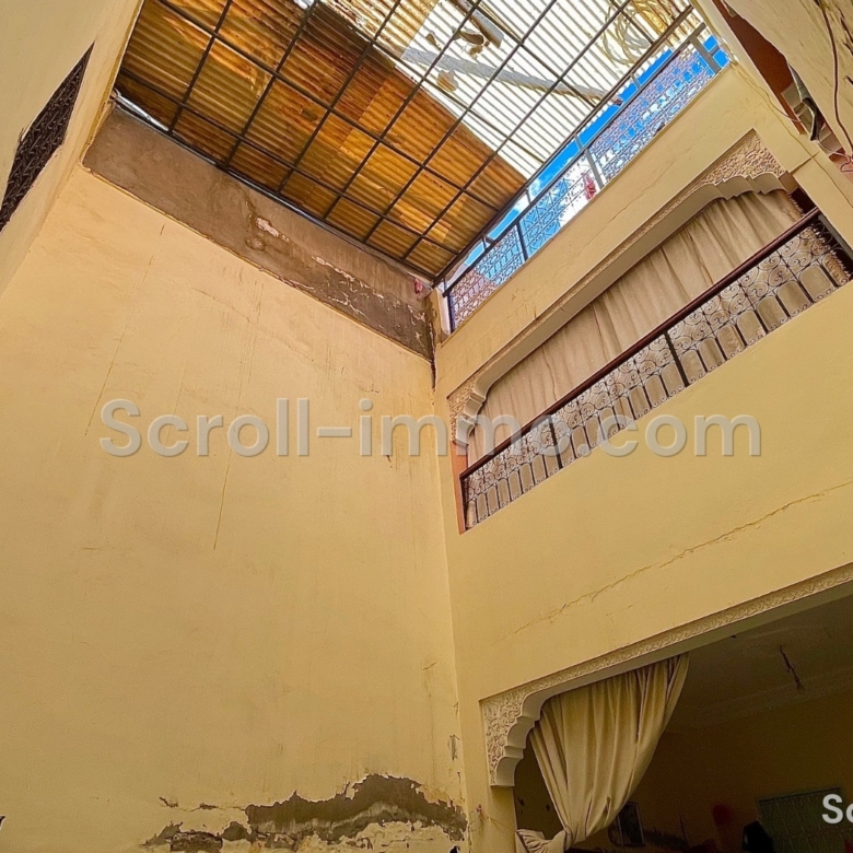 Riad Titré à rénover 88m² Bab Doukkala