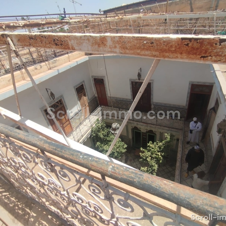 Riad 280m² Titré 8 chambres – Quartier Bahia