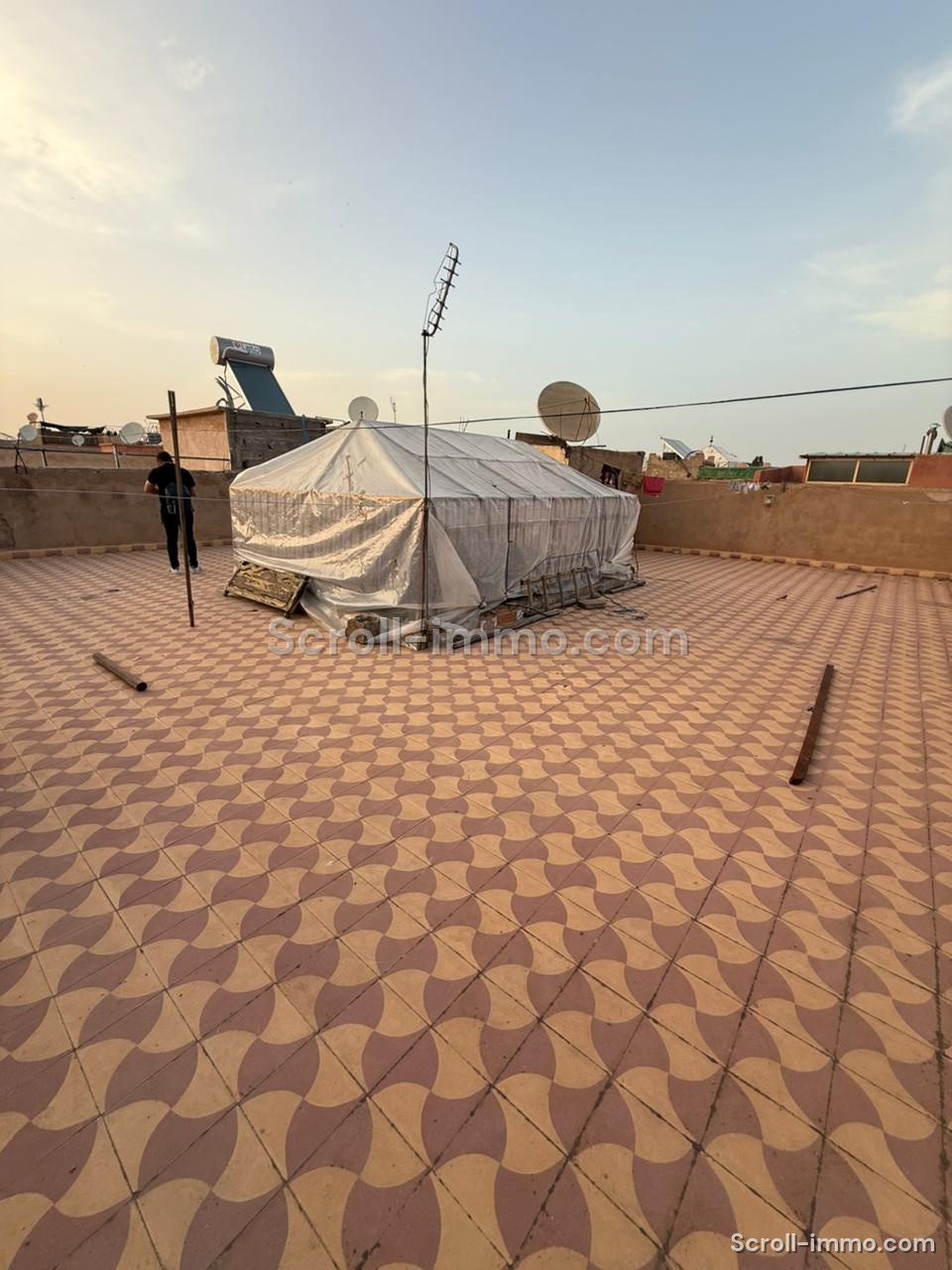 Très bon potentiel pour ce Riad Melkia Propre 160m2 – Bab Doukkala