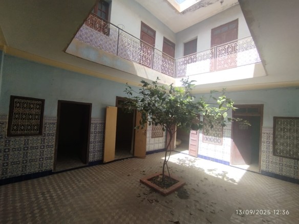 Riad 123m² Melkia à rénover – Quartier Kasbah