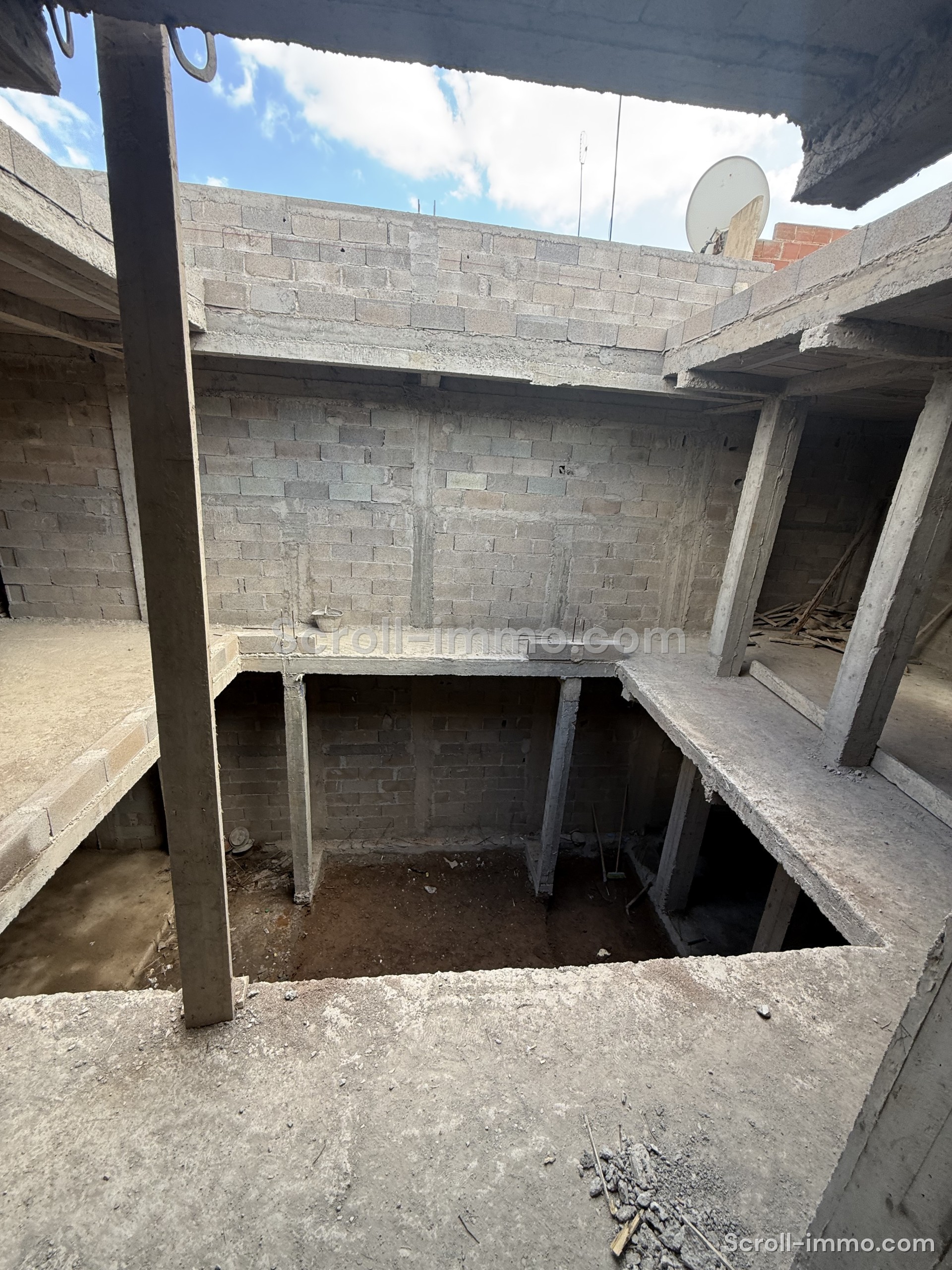 Riad à terminer – 154 m² – Réquisition – Derb Bomba Bab Doukkala