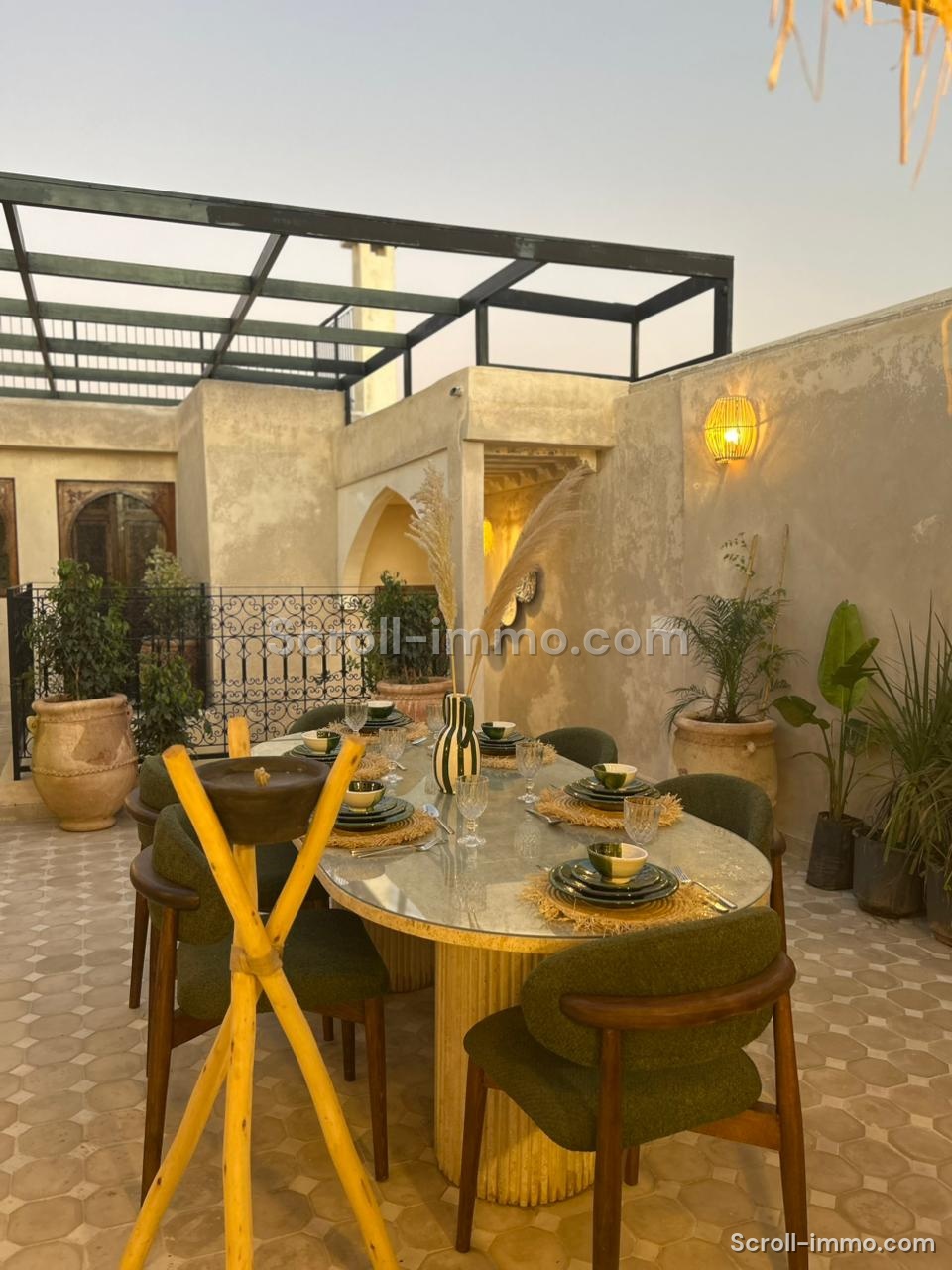 Belle Douiria neuve à vendre – 4 suites – Quartier Derb Dabachi, Médina de Marrakech