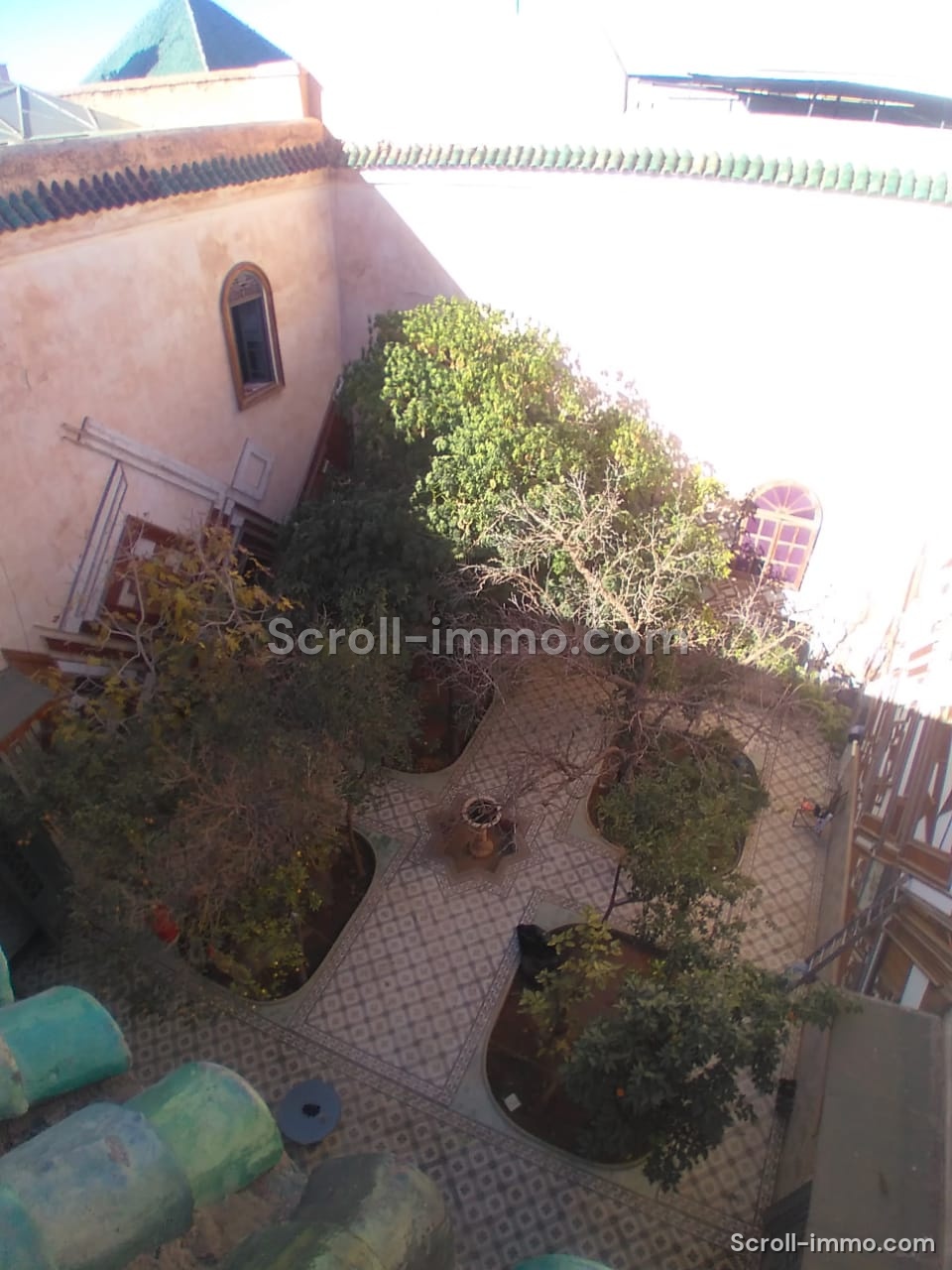 Grand Riad Titré – 401m2 a rénover – Zaouia