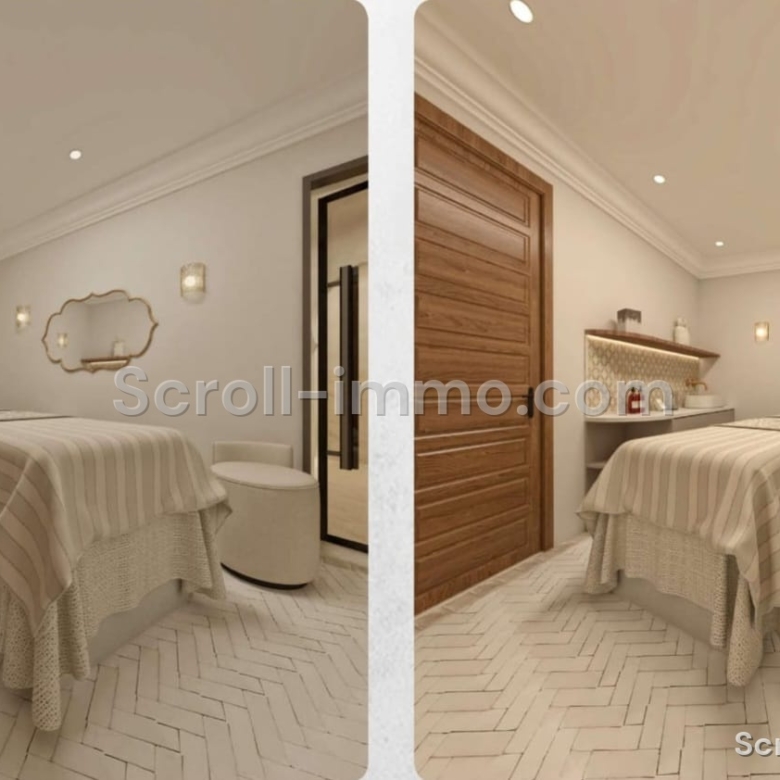 Riad de luxe titré – 112 m² au sol – 4 chambres – Médina de Marrakech