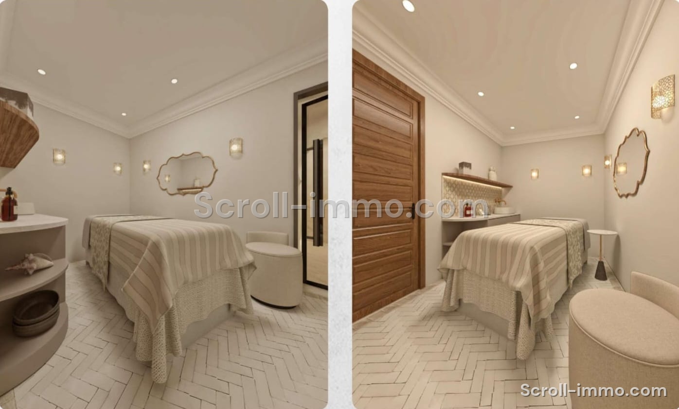Riad de luxe titré – 112 m² au sol – 4 chambres – Médina de Marrakech