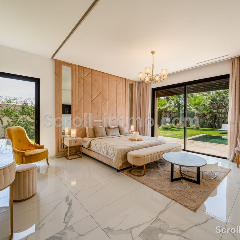 Villa moderne haut standing à louer meublée – Route de l’Ourika, Marrakech