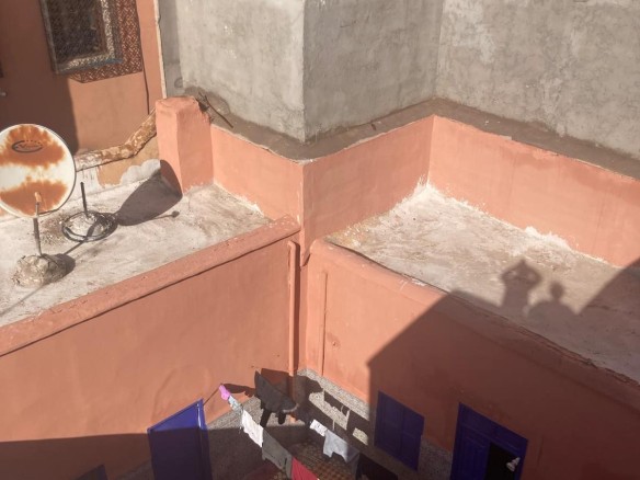 Riad 183m² Melkia à rénover 4ch – Quartier Bab Ahmar