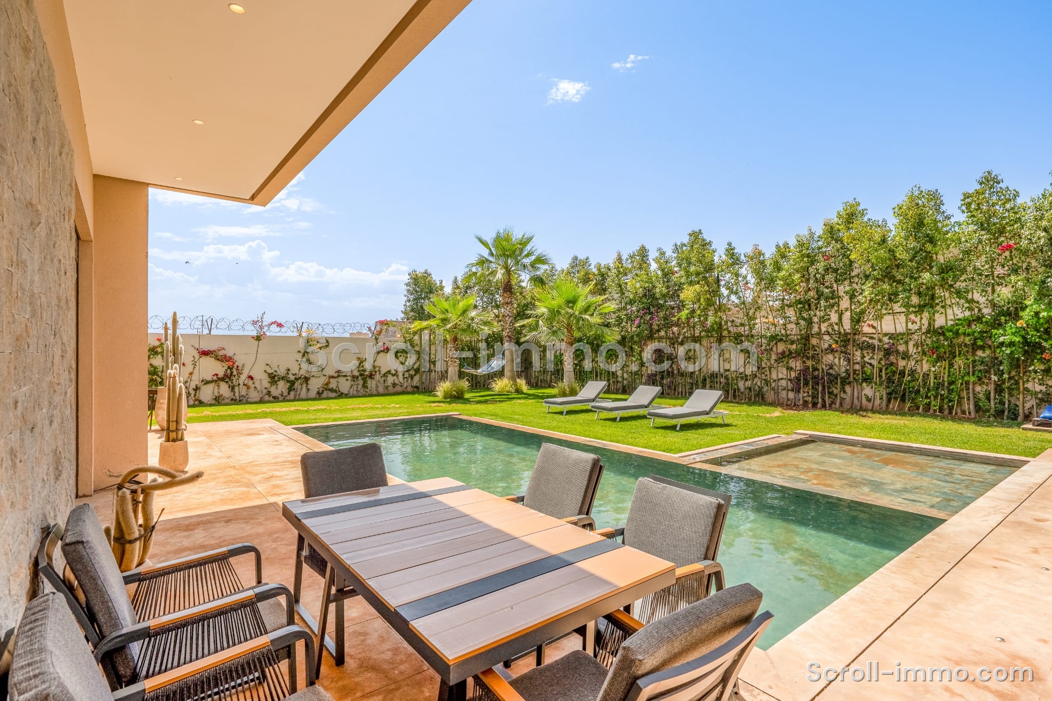 Villa moderne haut standing à louer meublée – Route de l’Ourika, Marrakech