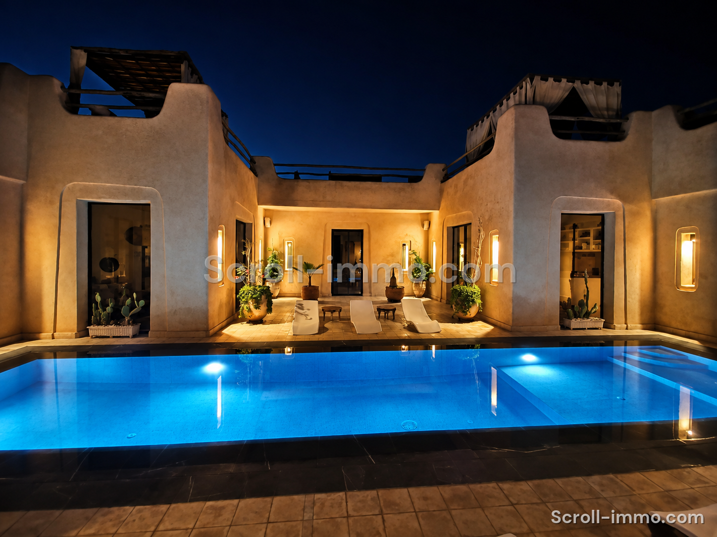Magnifique villa Riad avec piscine Chauffée privée