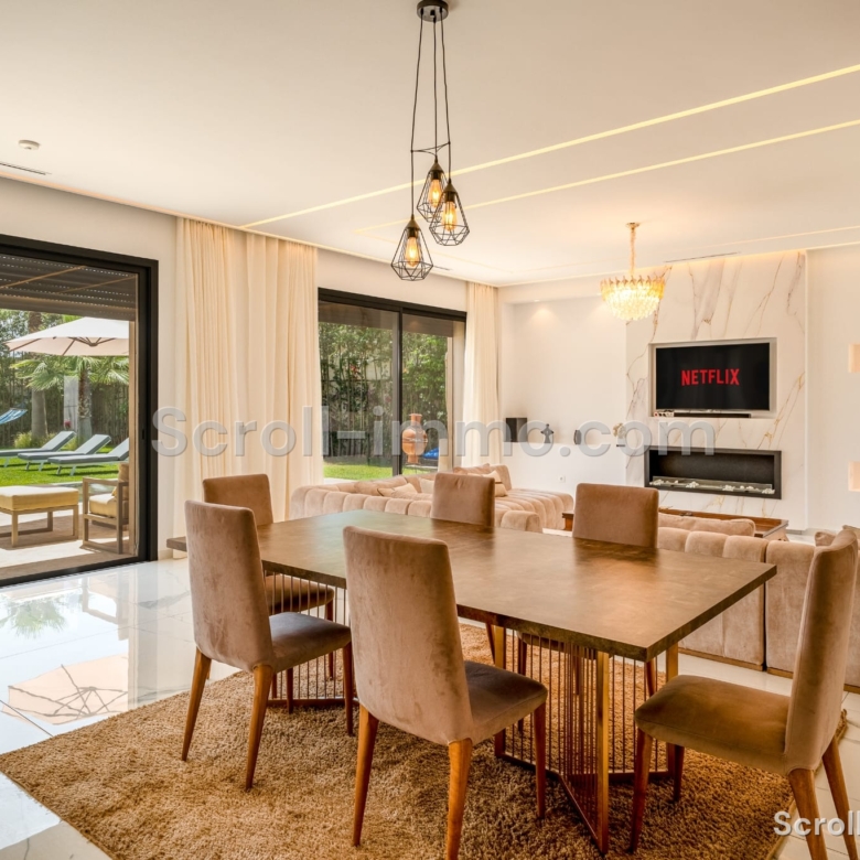 Villa moderne haut standing à louer meublée – Route de l’Ourika, Marrakech