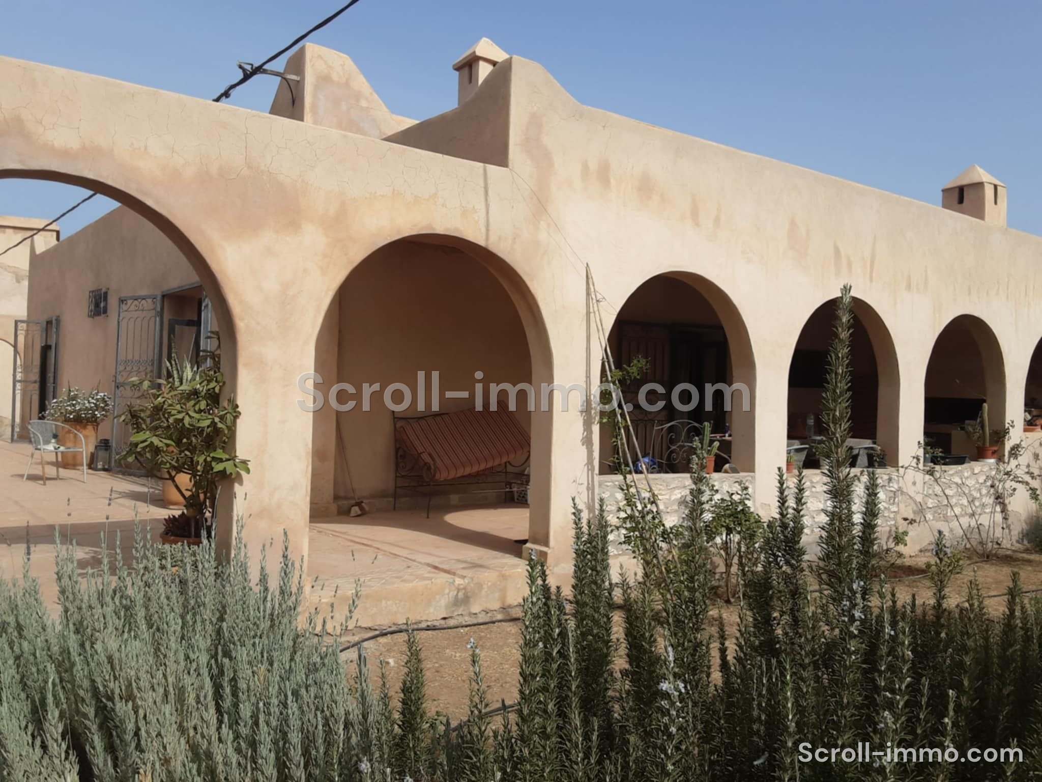 Villa titrée 150m2 sur parcelle 3900m2 – Essaouira