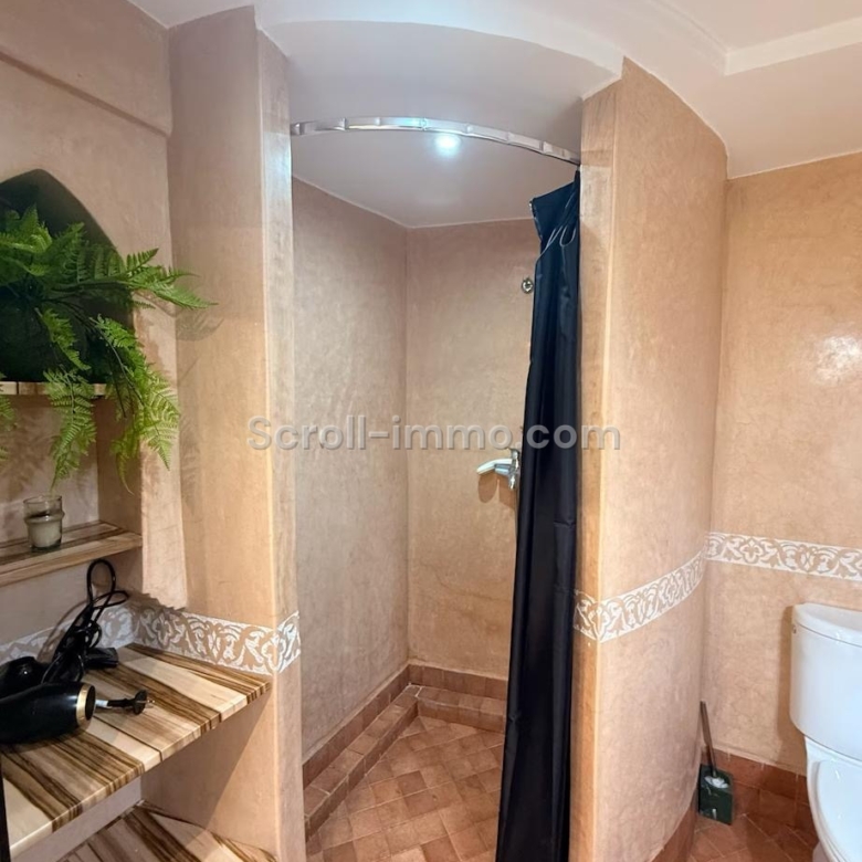 Studio 54 m2 à Gueliz Titré