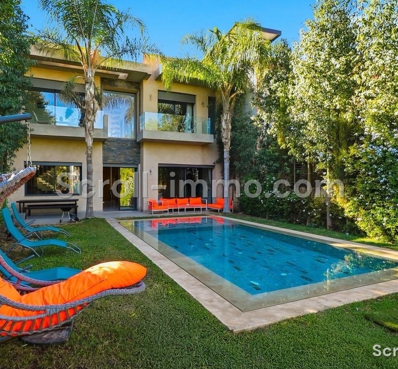 Villa de standing au Golf Argan – 4 Suites