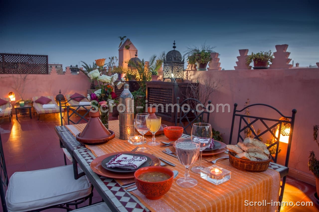 Riad Maison d’Hôtes à vendre – 6 Suites  Bab Doukkala