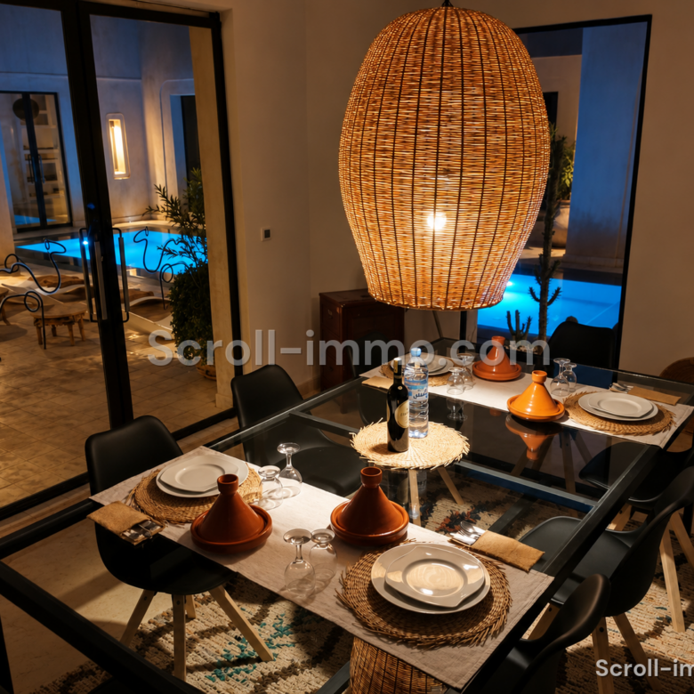 Magnifique villa Riad avec piscine Chauffée privée