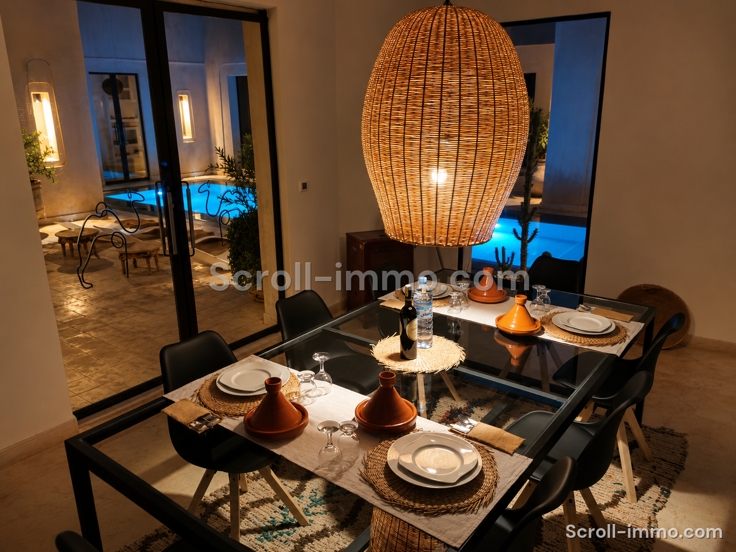 Magnifique villa Riad avec piscine Chauffée privée