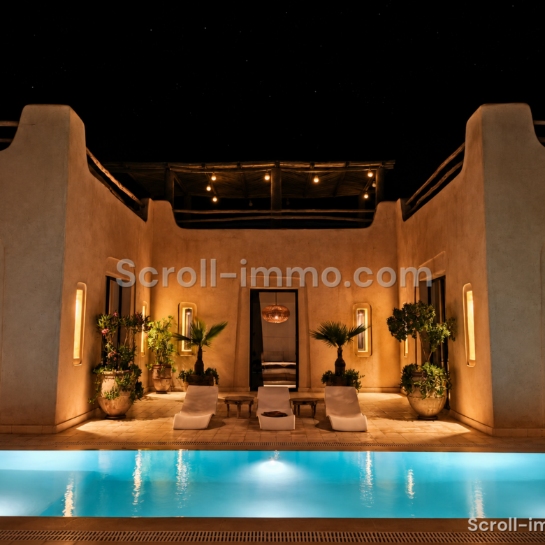 Magnifique villa Riad avec piscine Chauffée privée
