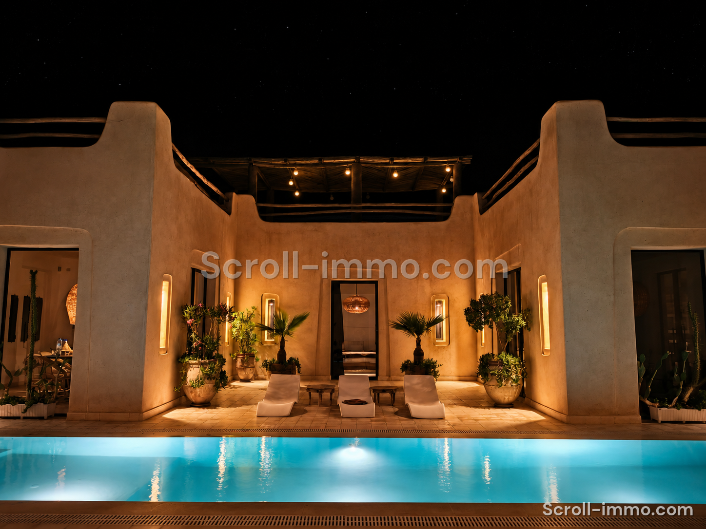 Magnifique villa Riad avec piscine Chauffée privée