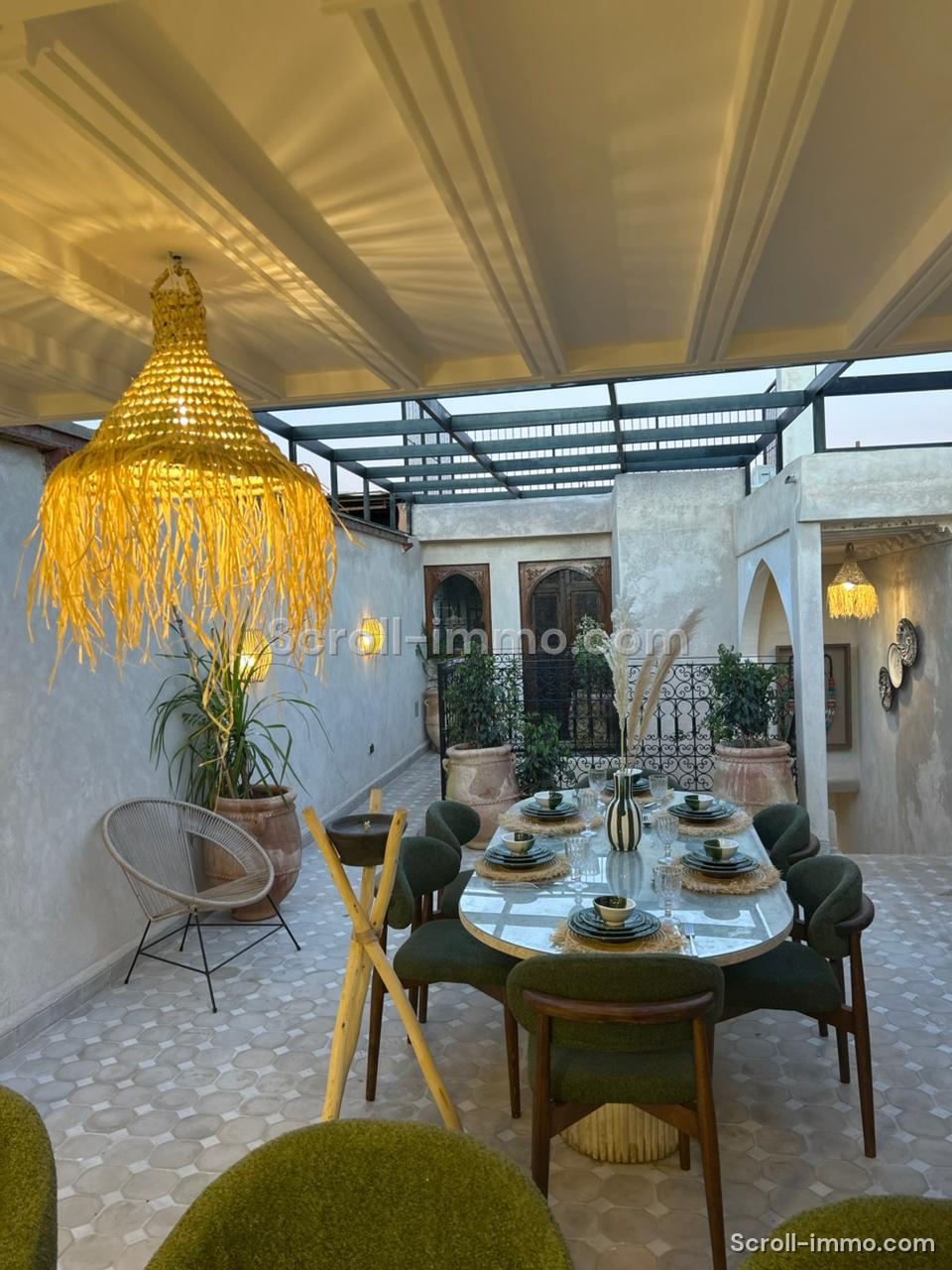 Belle Douiria neuve à vendre – 4 suites – Quartier Derb Dabachi, Médina de Marrakech