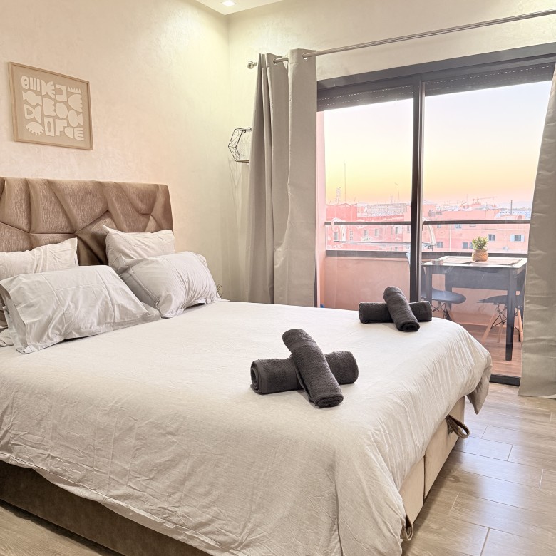 Appartement 1 chambre au cœur de Marrakech – piscine