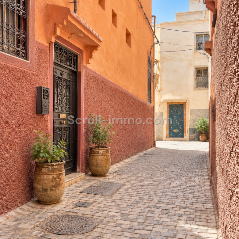 Riad 99 m² à rénover – Bab Taghzout – Fort potentiel maison d’hôtes