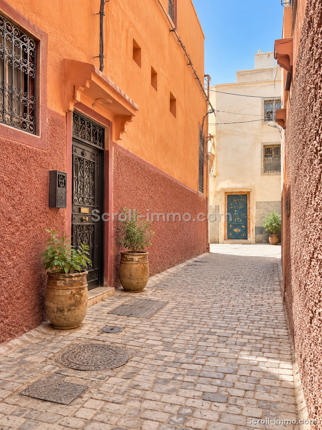 Riad 99 m² à rénover – Bab Taghzout – Fort potentiel maison d’hôtes