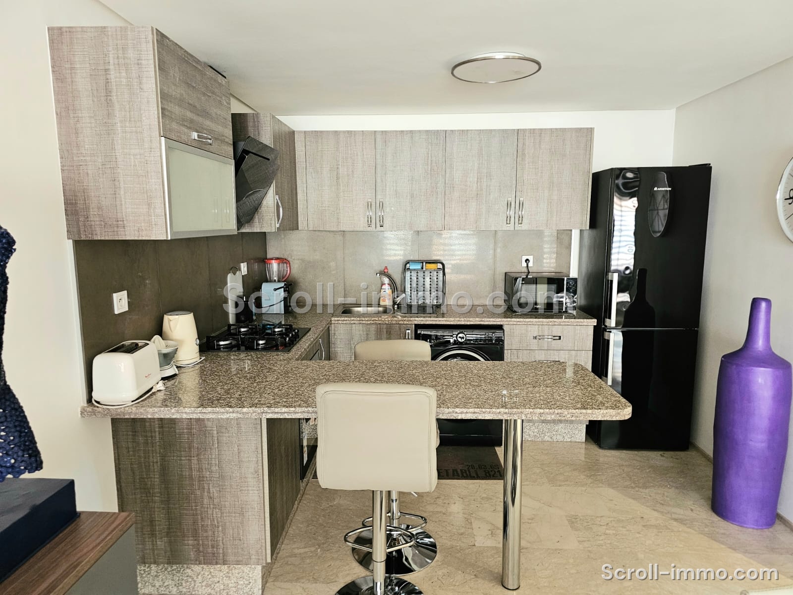 Appartement meublé — 67 m² face à la gare de Marrakech