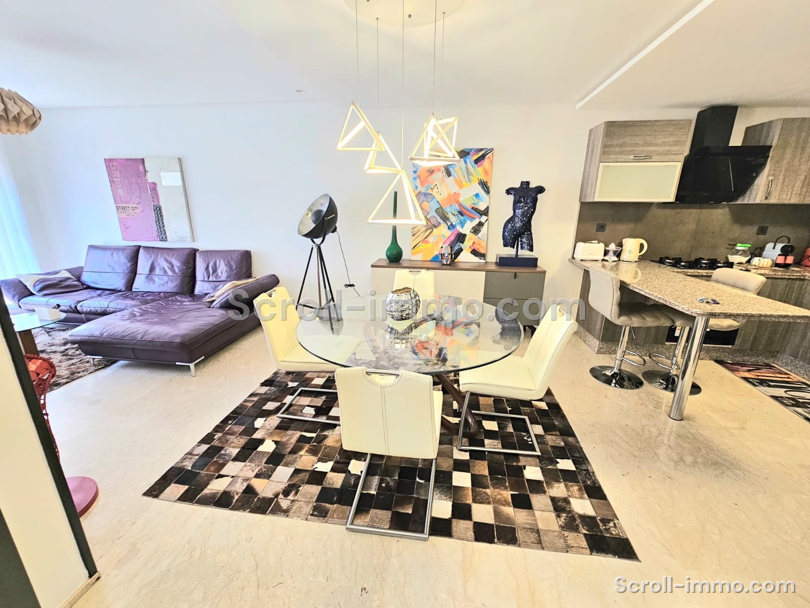 Appartement meublé — 67 m² face à la gare de Marrakech