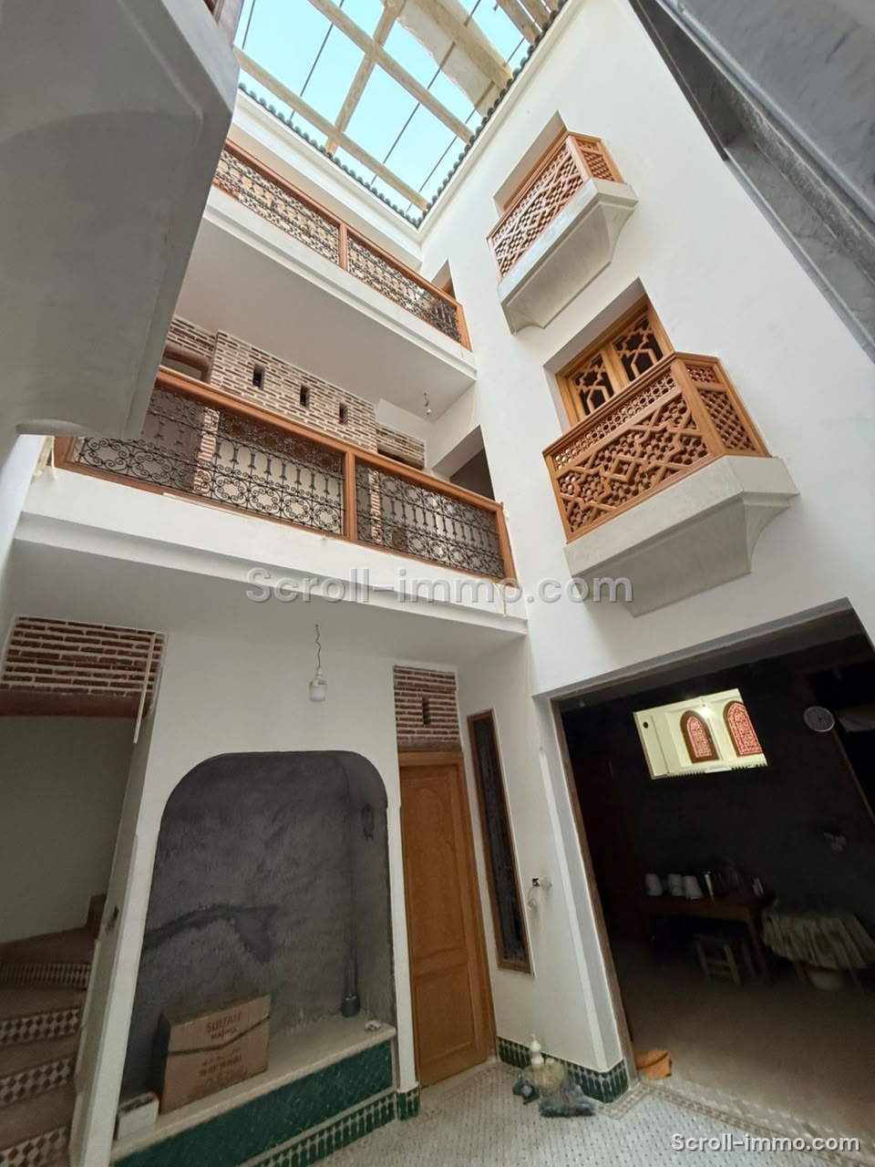 Somptueux Riad de 62 m² reconstruit avec artisanat d’exception Bab Doukkala — Médina de Marrakech