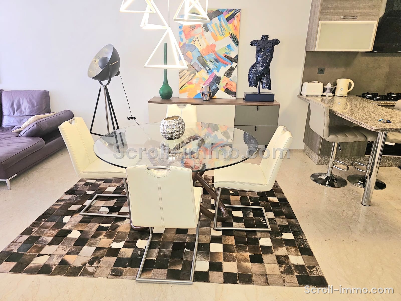 Appartement meublé — 67 m² face à la gare de Marrakech