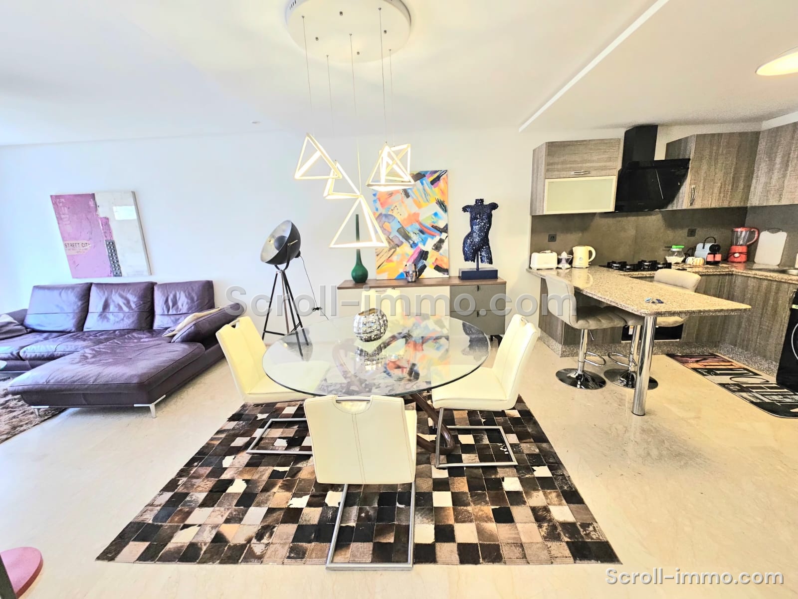Appartement meublé — 67 m² face à la gare de Marrakech