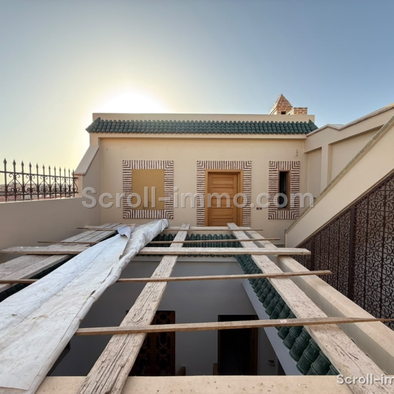 Somptueux Riad de 62 m² reconstruit avec artisanat d’exception Bab Doukkala — Médina de Marrakech