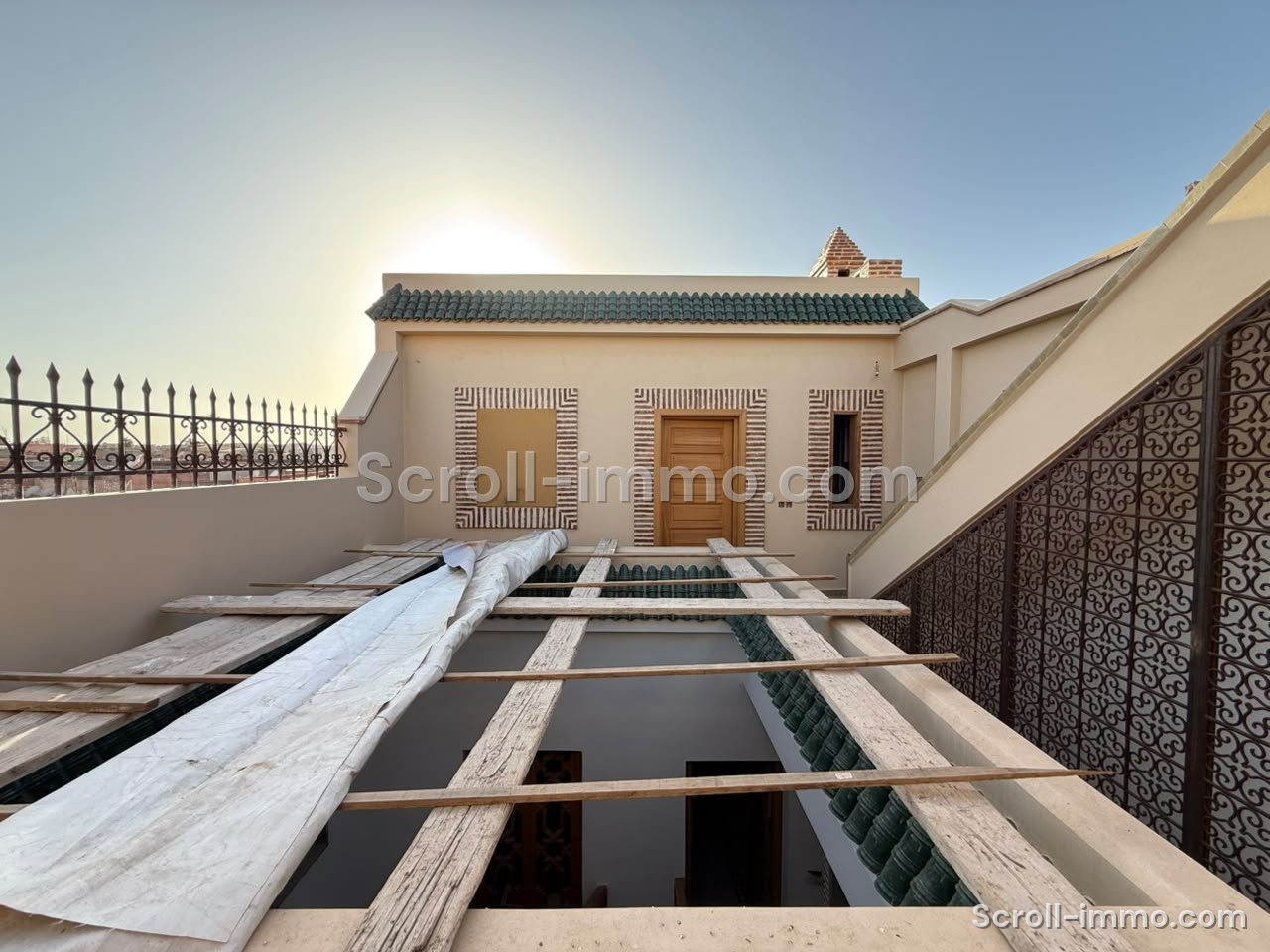 Somptueux Riad de 62 m² reconstruit avec artisanat d’exception Bab Doukkala — Médina de Marrakech