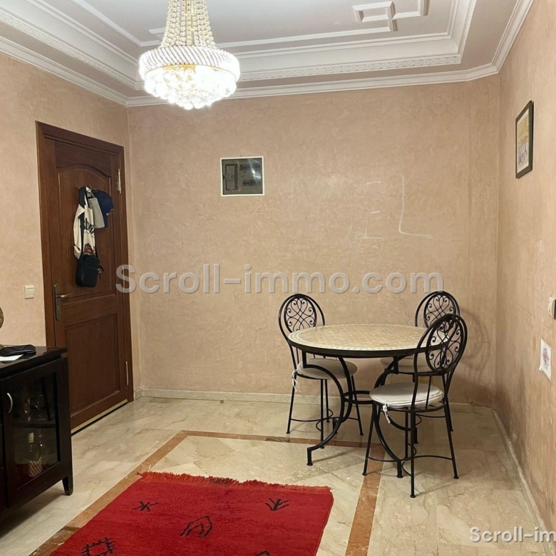 Appartement RDC côté cour – 80m² à Guéliz