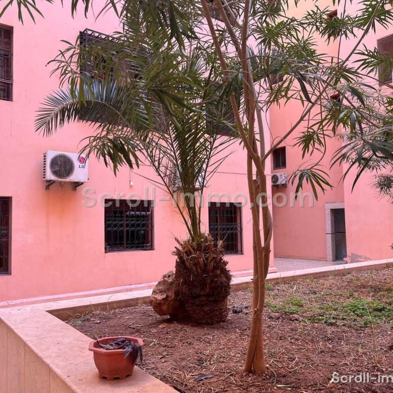 Appartement RDC côté cour – 80m² à Guéliz
