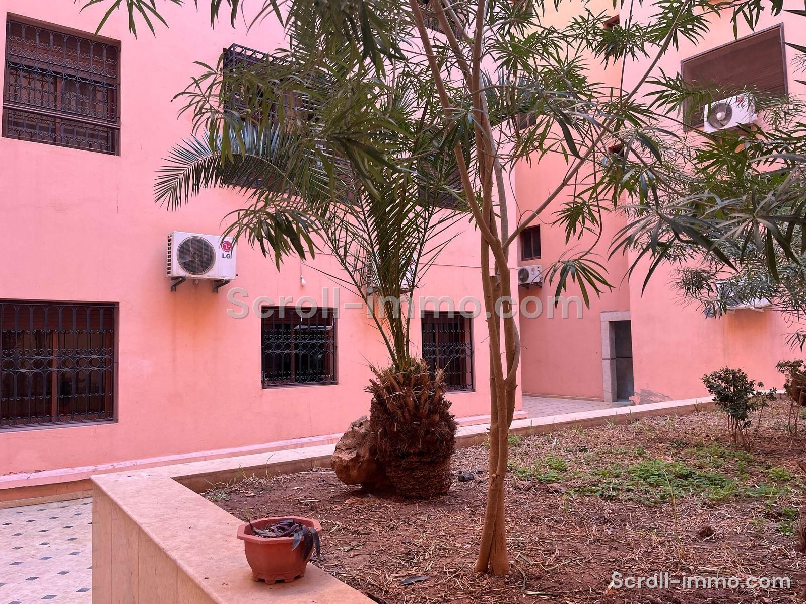 Appartement RDC côté cour – 80m² à Guéliz