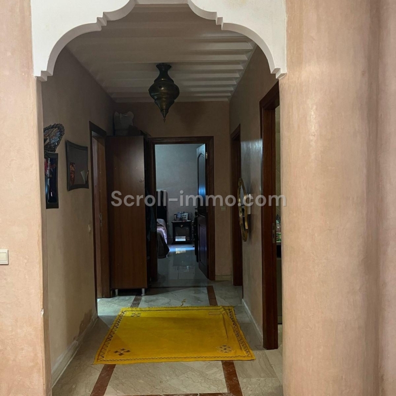 Appartement RDC côté cour – 80m² à Guéliz