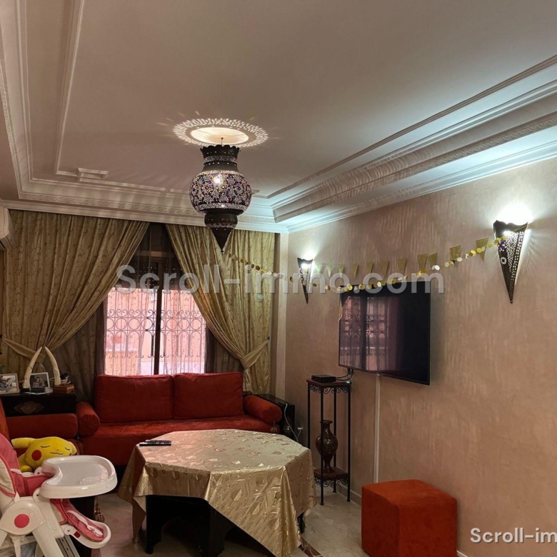 Appartement RDC côté cour – 80m² à Guéliz