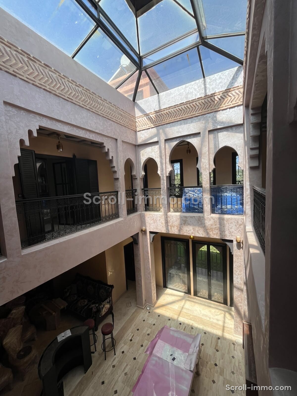 Villa style riad – 500m² à Route de Fès