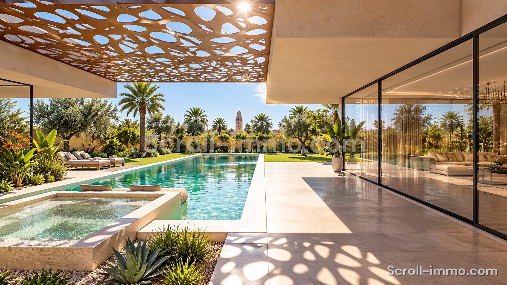 Villa de luxe sur plan – 1300m² à Hivernage
