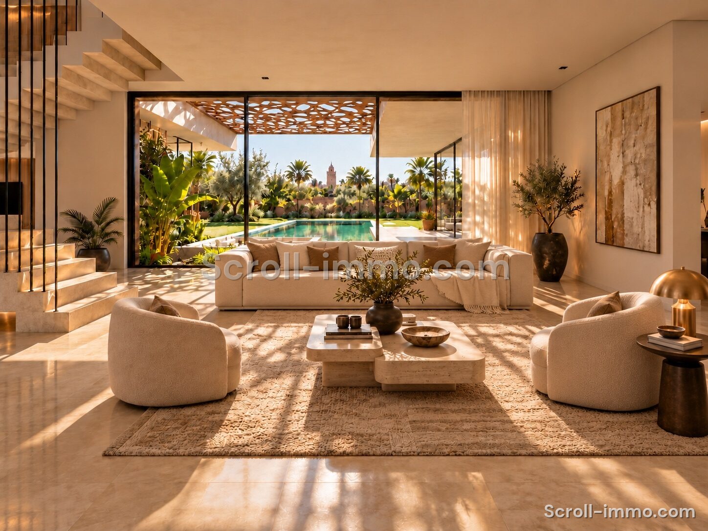 Villa de luxe sur plan – 1300m² à Hivernage