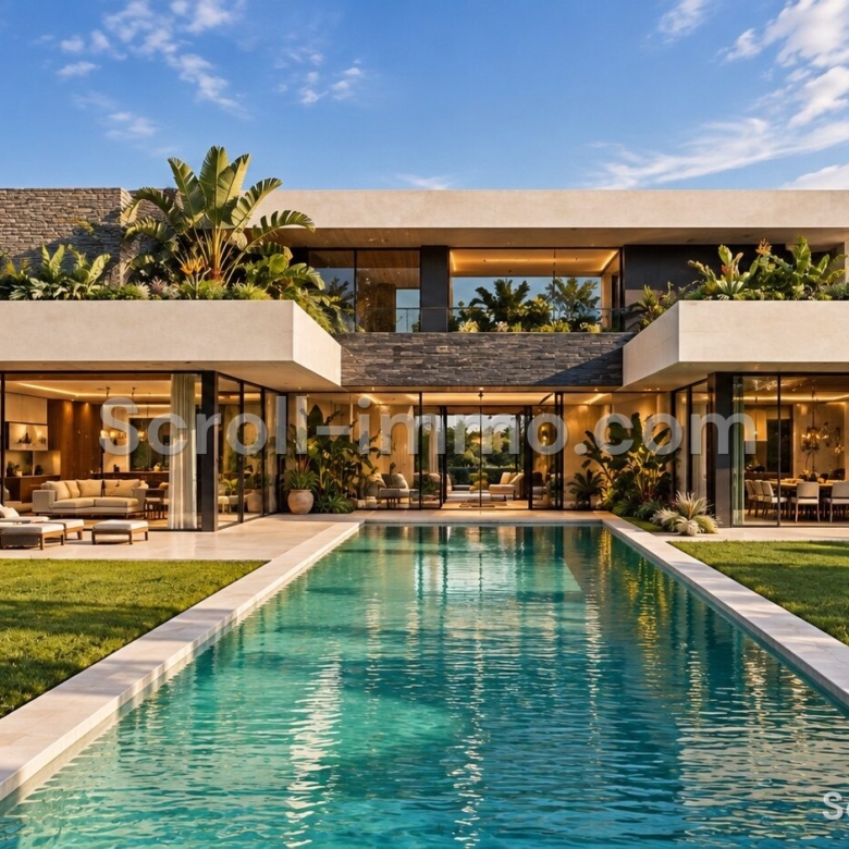 Villa de luxe sur plan – 1300m² à Hivernage
