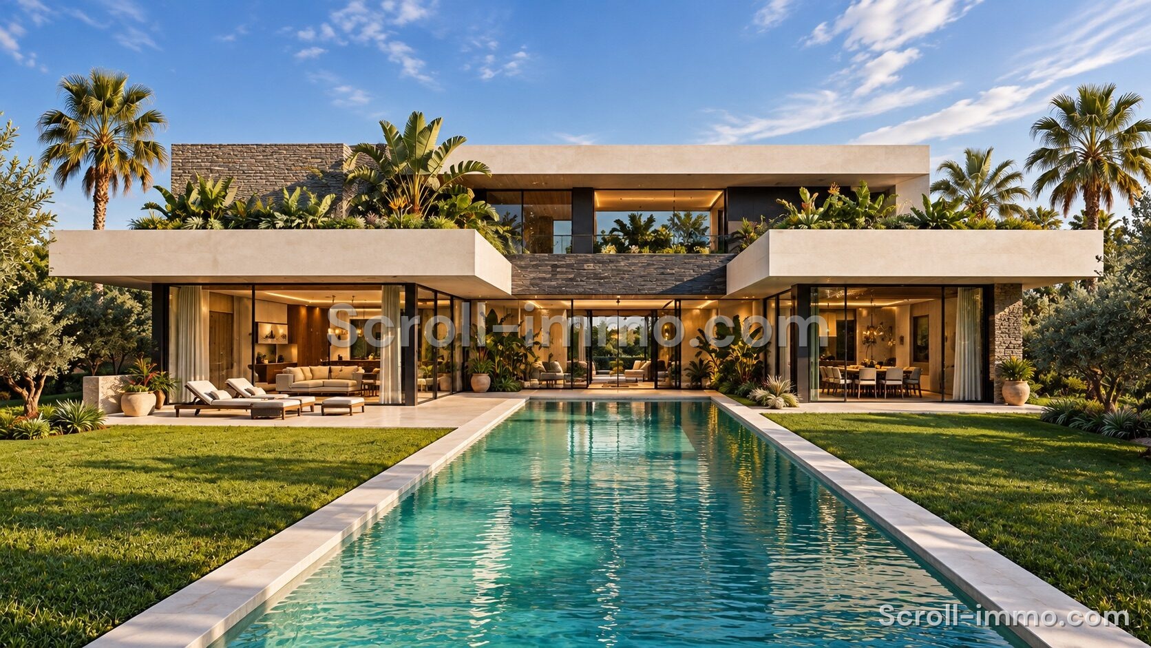 Villa de luxe sur plan – 1300m² à Hivernage