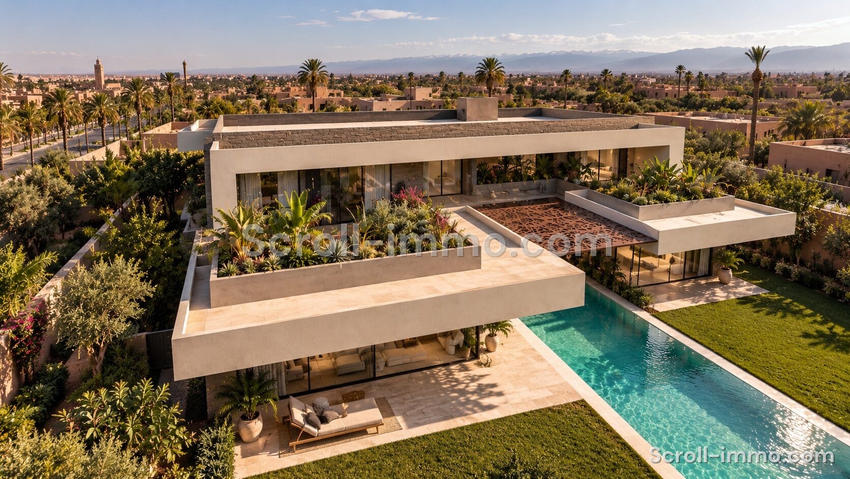Villa de luxe sur plan – 1300m² à Hivernage