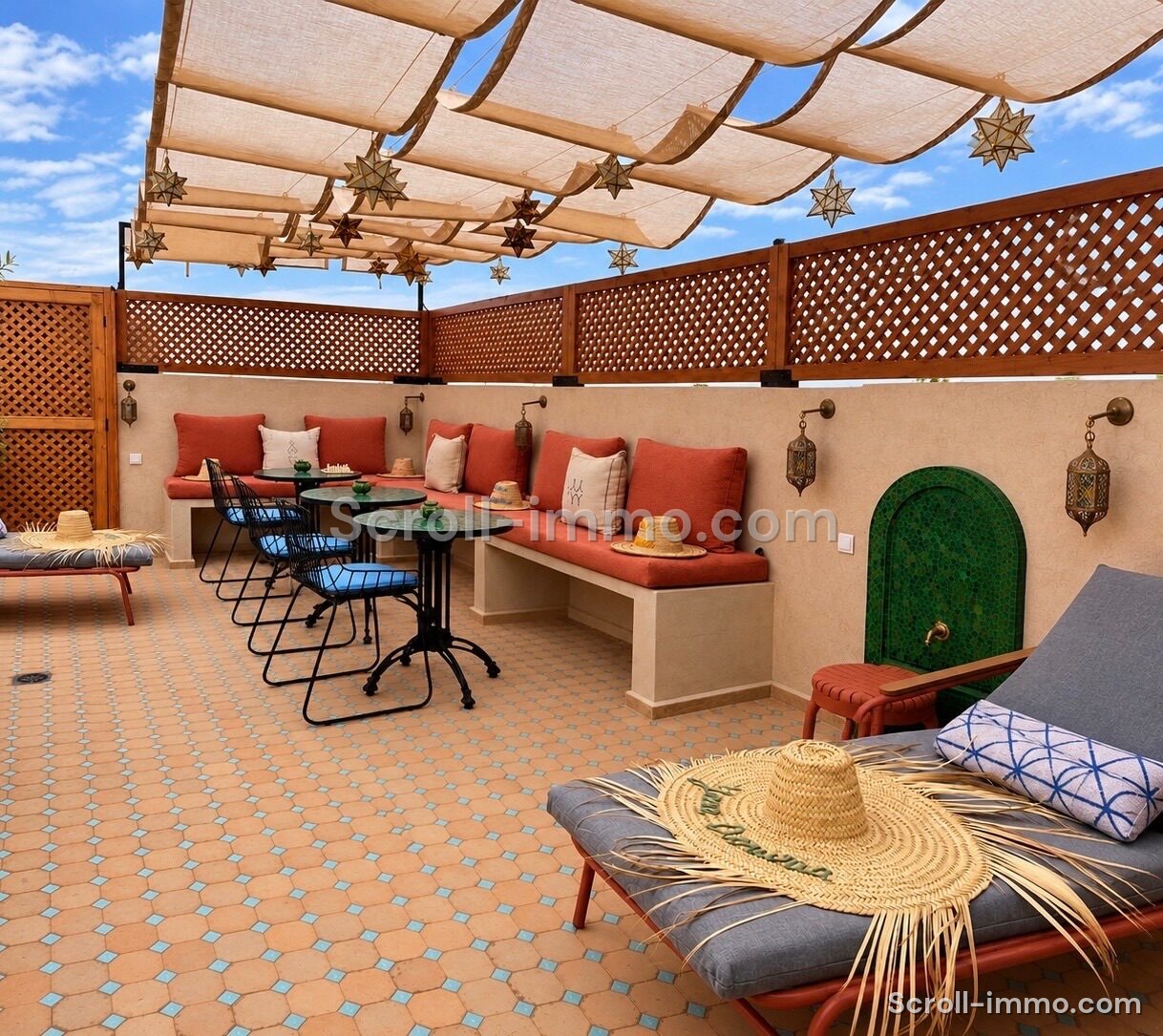 Petit Riad de charme – 40m² à Kasbah