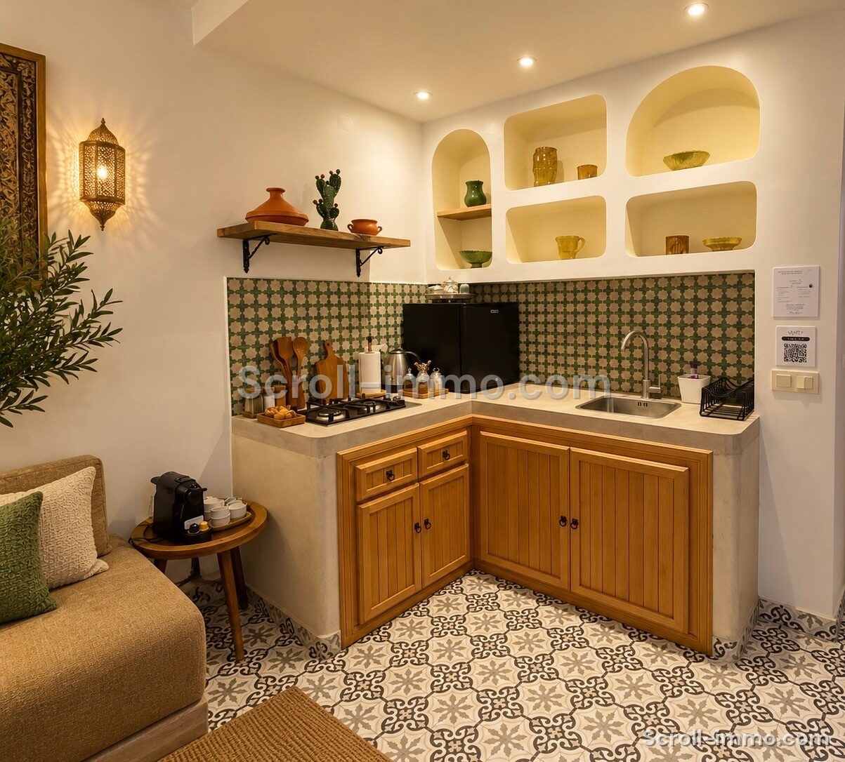 Petit Riad de charme – 40m² à Kasbah