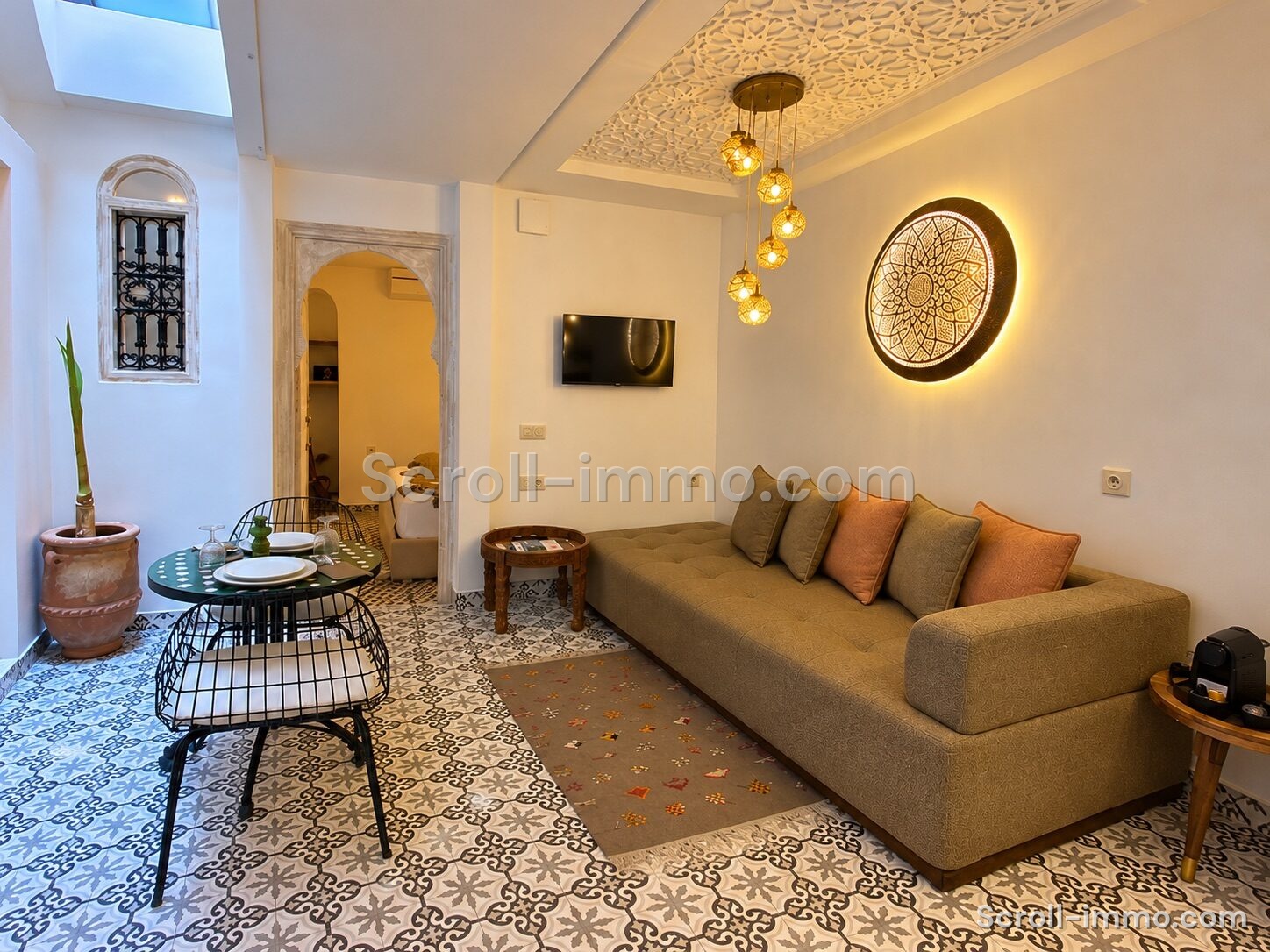 Petit Riad de charme – 40m² à Kasbah